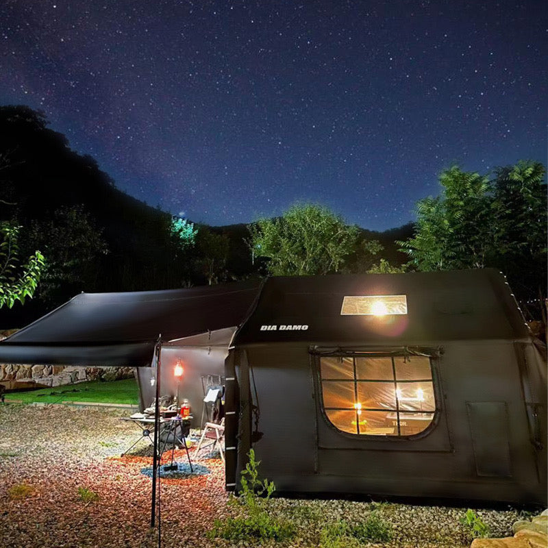 AIR TENT DIA DAMO （ディアダモ ）S9 Pro Samurai Black 特別仕様 本体9㎡＋フロントスペース9㎡（合計18㎡）