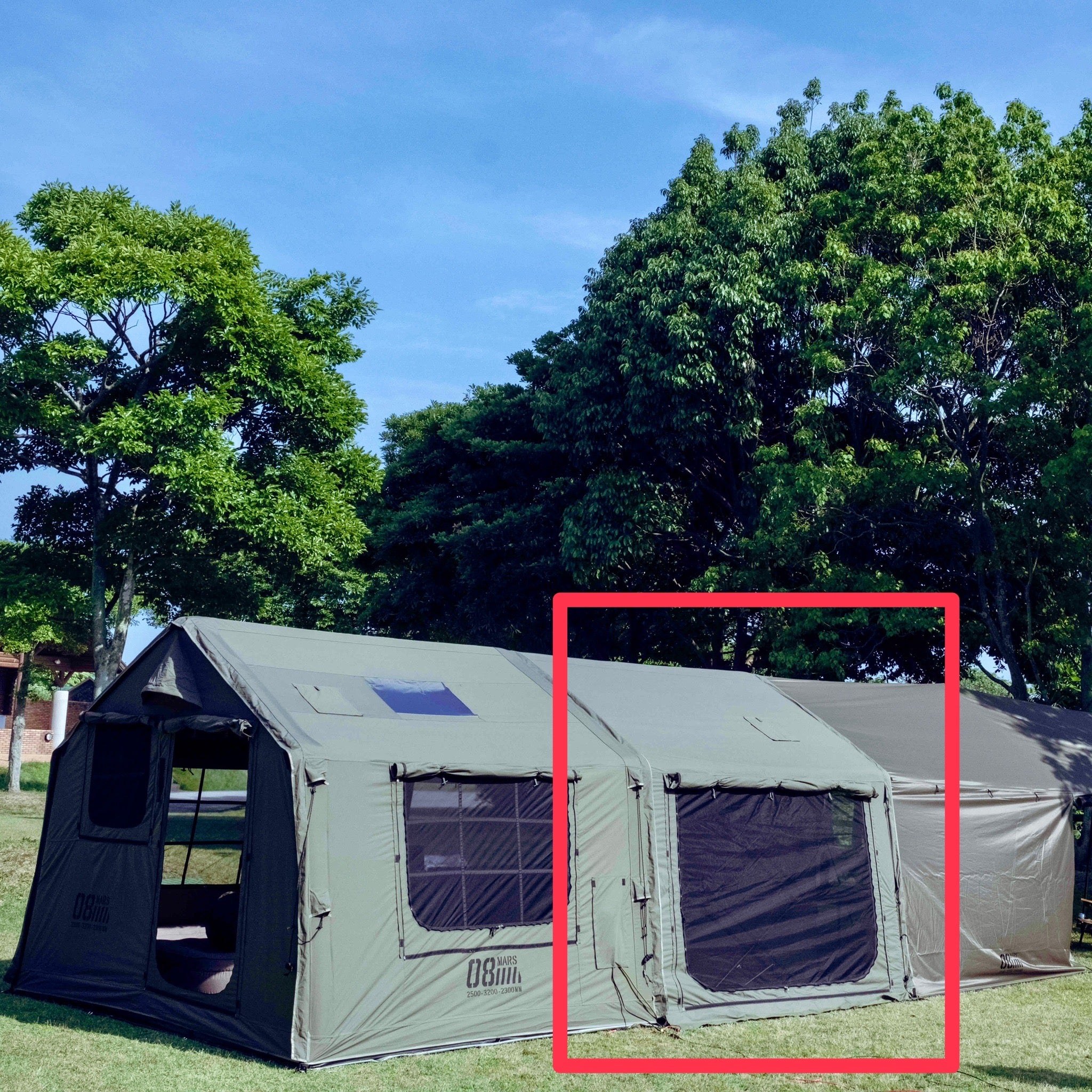 AIR TENT MARS 8.0 PRO フロントホール（8㎡）