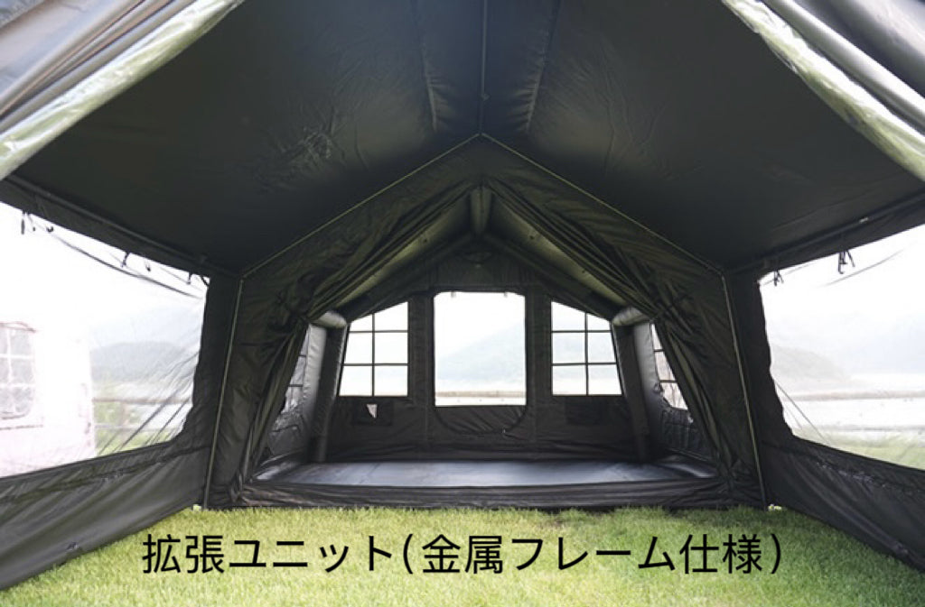 AIR TENT DIA DAMO （ディアダモ ）S9 Pro Samurai Black 特別仕様 本体9㎡＋フロントスペース9㎡（合計18㎡）