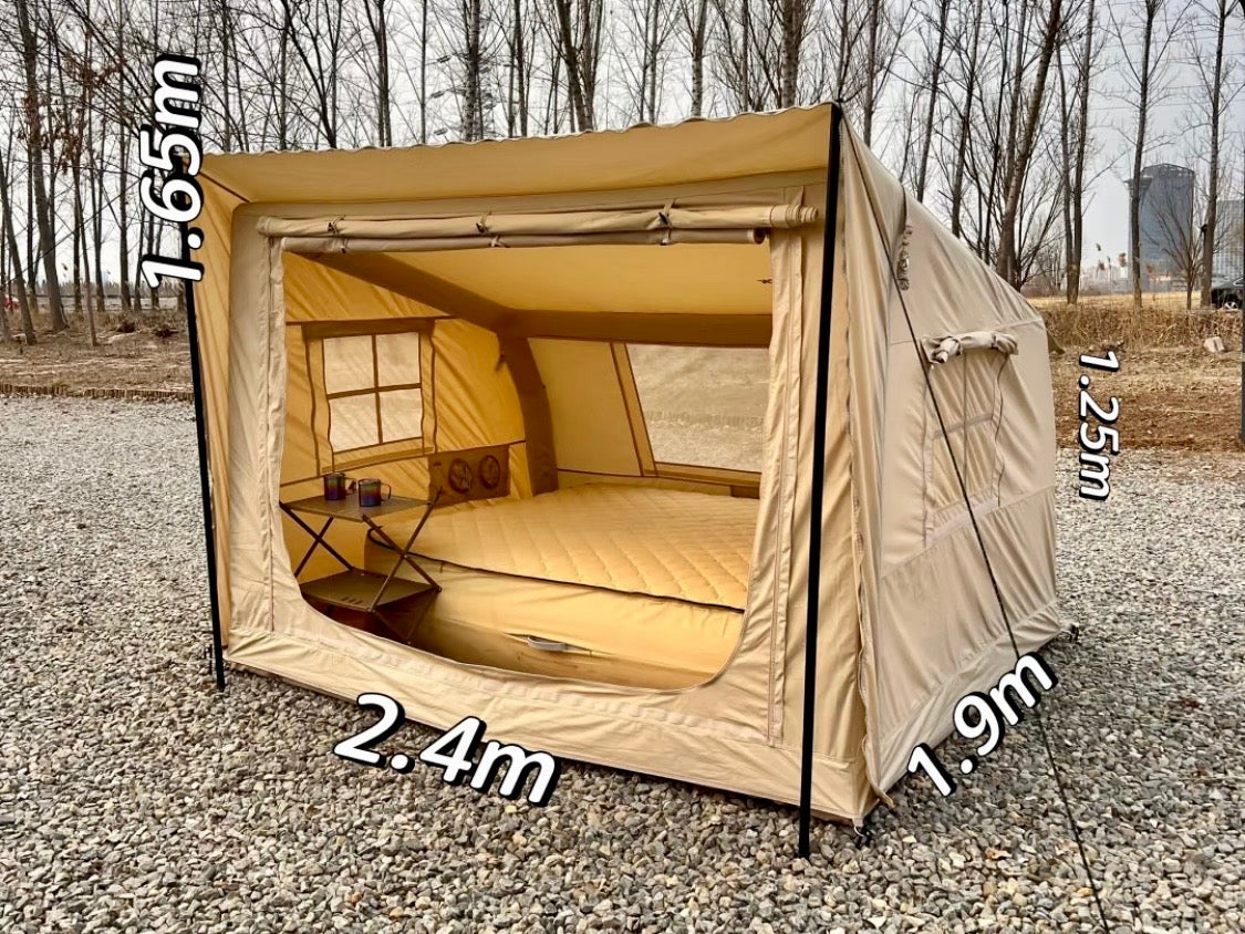 日坊エアーテント　YAMATO10.0とYAMATO5.0 Air Tent YAMATO 5.0